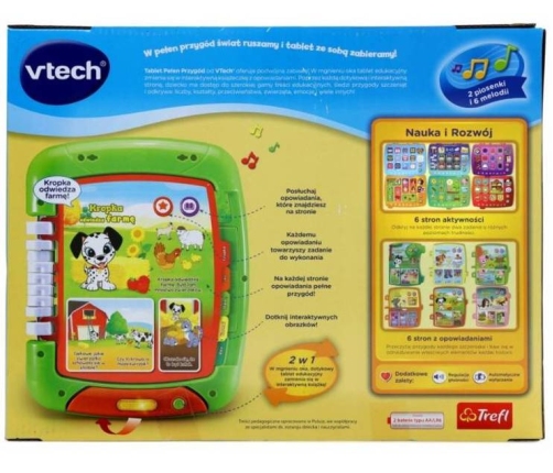 V-Tech Tablet Pełen Przygód Zabawka Interaktywna