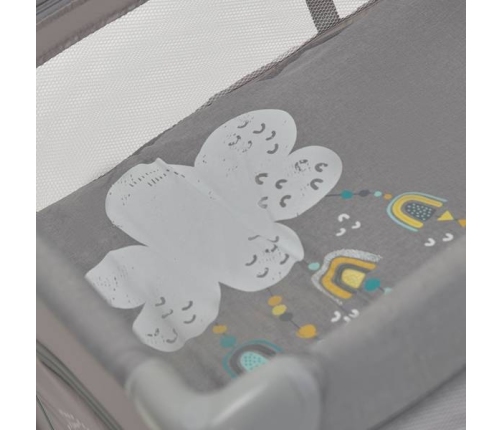 Espiro Dream Łóżeczko Dziecięce z Przewijakiem 108 Pink Smile