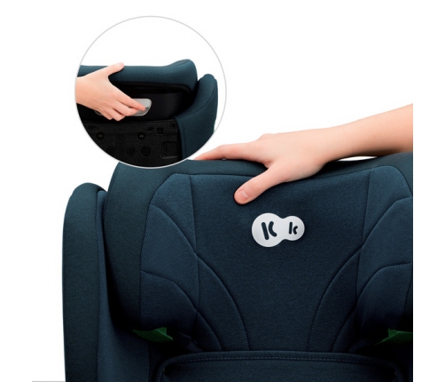 Kinderkraft Junior Fix 2 I-Size Fotelik Samochodowy 15-36kg 100-150cm Harbour Blue