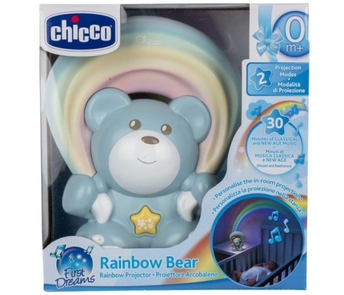 Chicco Interaktywny Miś z Tęczowym Projektorem  Blue