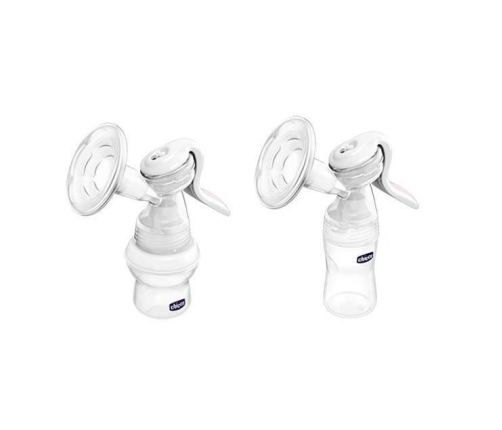 Chicco Natural Feeling  Laktator Manualny + Wkładki Laktacyjne 60 szt.