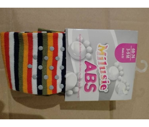 Milusie Rajstopy Dziecięce Do Raczkowania Z Abs Rozmiar 68-74