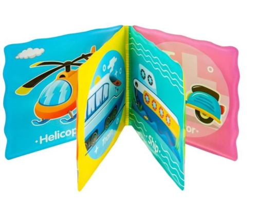 Bocioland Miękka Ksiązeczka Edukacyjna z Piszczkiem Lokomotywa ABC BL012