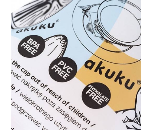 Akuku Saszetki Wielorazowe Na Pokarm A0056