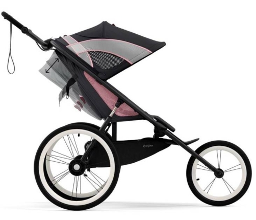 Cybex Avi Wózek Spacerowy Do Biegania Cybex Sports Powder Pink by Anna Lewandowska 2023