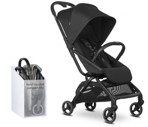 Easywalker Rockey S Wózek Spacerowy Pure Black