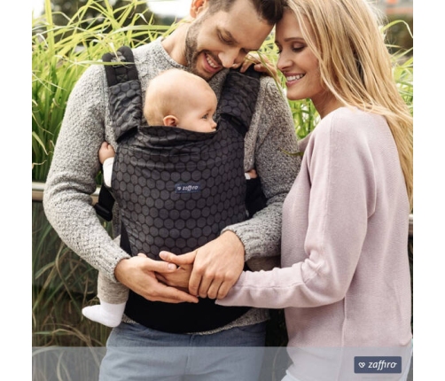Zaffiro Care N22 Nosidło Ergonomiczne Beige Leaves