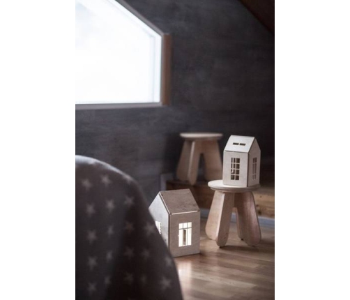 Babai Drewniana Zabawka Domek Dla Lalek z Magnes Rozmiar L Naturalny