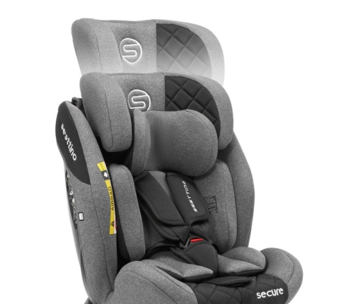 Sesttino SecurePro Fotelik Samochodowy Gray 0-36 kg