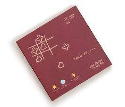 Drewniana Zabawka Kółko Krzyzyk Miłość Naturalny Babai XO-LOVE