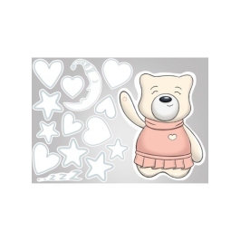 Szumisie Naklejki Ścienne Zestaw Szumisiowa Dziewczynka Róż Szumisie Naklejki Ścienne Zestaw Szumisiowa Dziewczynka Róż