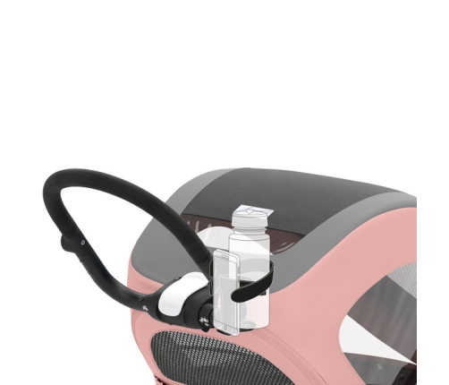 Cybex Zeno Bike Light Pink Спортивная коляска для бега Лыж - Велосипедный прицеп 4in1