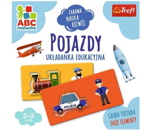 Trefl Pojazdy/ ABC Malucha Gra Edukacyjna