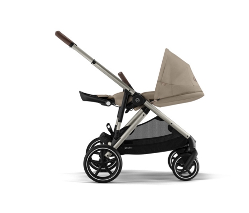 Cybex Gazelle S Almond Beige/Taupe Коляска для двойняшек