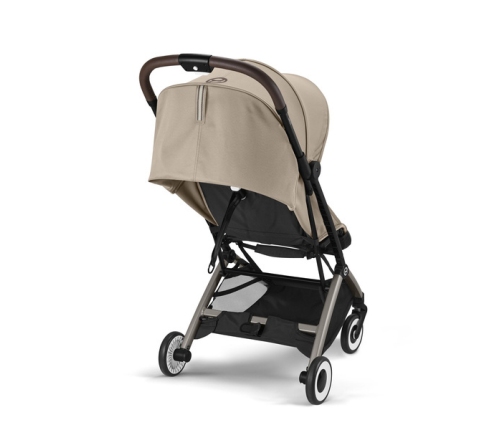 Cybex Orfeo Almond Beige/Taupe  Pastaigu rati + Guļammaiss Cybex Snogga 2