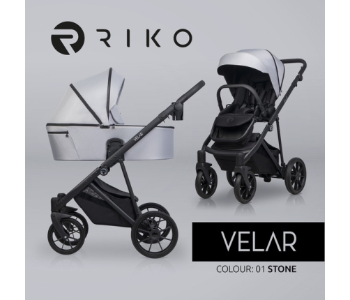 Riko Velar Wózek Głęboko-Spacerowy 01 Stone