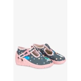 Zetpol Kapcie Dziewczęce Daria Szare Rozmiar 23