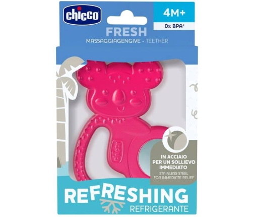 Chicco Gryzak ze Stalą Nierdzewną Koala 4m+ Girl