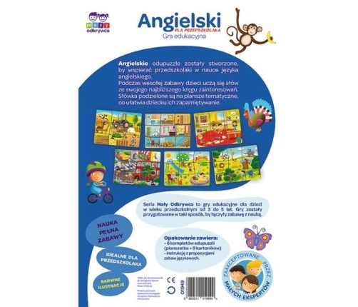 Trefl Angielski dla Przedszkolaka/Mały Odkrywca