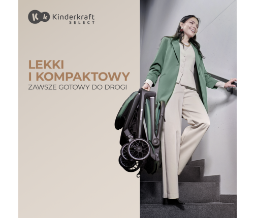 Kinderkraft Nubi 2 Wózek Spacerowy Sand Beige