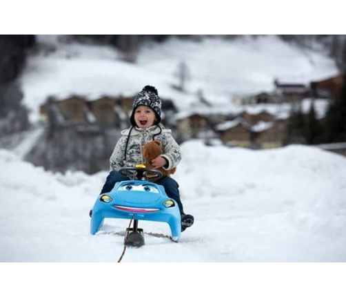 Санки с рулем Prosperplast Zigi-Zet Control CARS Red