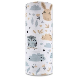 Pielucha Tetra Druk 70/80 Zwierzęta Pastelowe Pielucha Tetra Druk 70/80 Zwierzęta Pastelowe