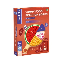 MierEdu Yummy Food ME338 Układanka Matematyczna Do nauki Ułamków