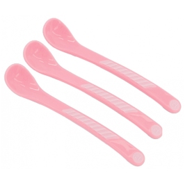 Twistshake Łyżeczki Pastelowe Różowe 4 msc Twistshake Łyżeczki Pastelowe Różowe 4 msc