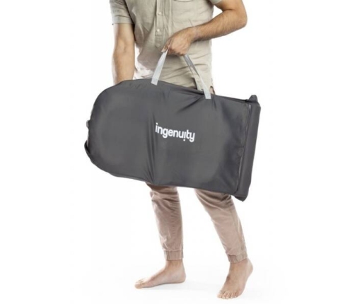 Ingenuity Happy Belly Rock-to-Bounce Parker Blue Шезлонг