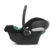 Cybex Aton B2 i-Size Fotelik Samochodowy 0-13kg + Baza One Volcano Black + Tapicerka Letnia White