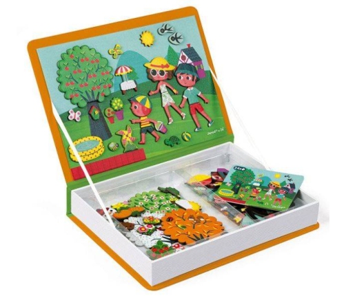 Janod Magnetibook Magnetyczna Układanka 4 Pory Roku
