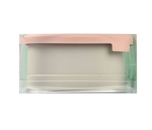 Beaba Lunchbox Ze Stali Nierdzewnej z Pokrywką i Osłoną Powder Pink