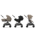 Cybex Melio Almond Beige + Cloud G I-Size Bērnu rati 3in1
