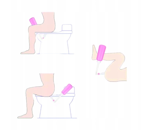 Bocioland Butelka do Podmywania Okolic Intymnych 500ml