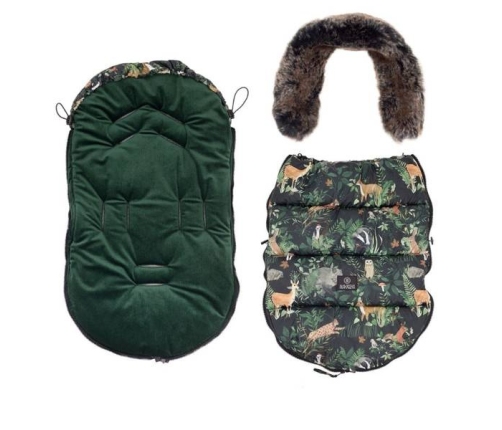 Makaszka Śpiworek Premium Do Wózka 12-36m Monkeys