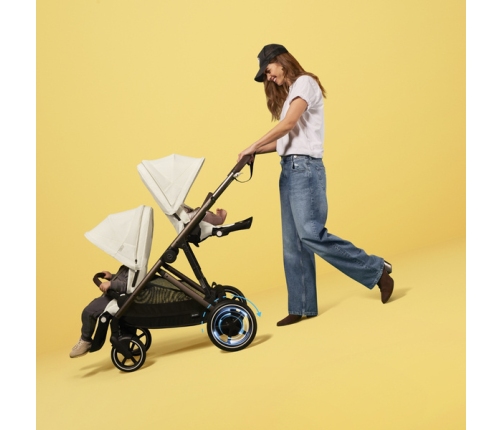 Cybex E-Gazelle S Ocean Blue Pastaigu rati + Guļammaiss Cybex Snogga 2 Ocean Blue