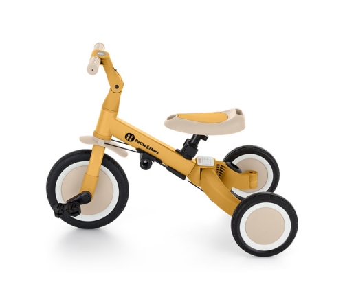 Petite&Mars Turbo Wielofunkcyjny Rowerek Trójkołowy 5w1 Intense Ochre