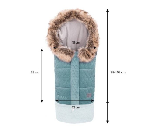 X-Lander X-Cuddle Velvet Petrol Спальный мешок для коляски