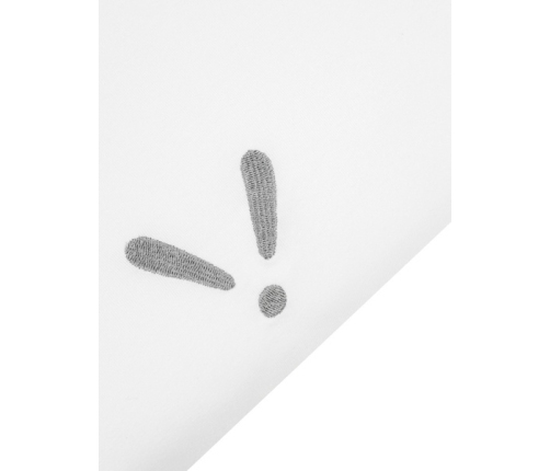 Piapimo SleepSweet Prześcieradło Do Wózka z Haftem 80 x 40 cm Białe