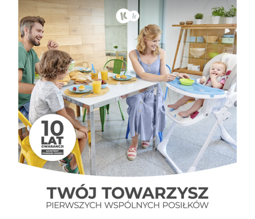 Kinderkraft Krzesełko do Karmienia Yummy Pink