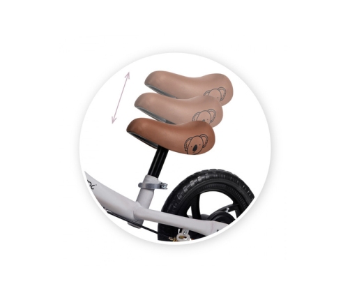 MoMi Breki Rowerek Biegowy z Hamulcem Szary