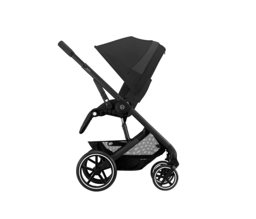 Cybex Balios S Lux Moon Black 2023 + Cybex Aton B2 i-Size + Cybex One base Детская коляска 4 в 1
