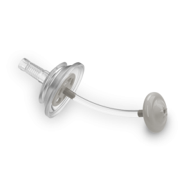 Lovi Ustnik i Słomka z Odważnikiem do Pierwszego Kubka Beżowy