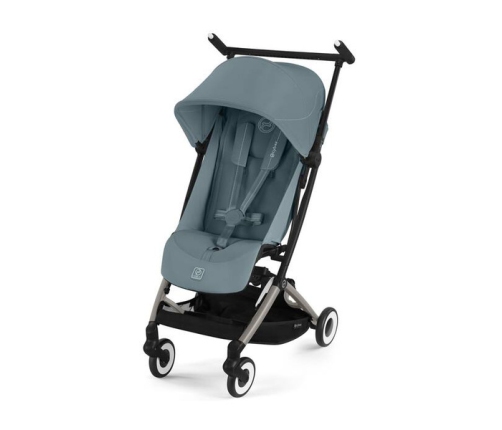 Cybex Libelle 2025 Stormy Blue Pastaigu rati + Cybex Aizsargbarjera