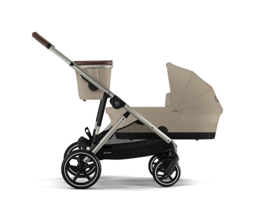 Cybex Gazelle S Almond Beige/Taupe Коляска для двойняшек