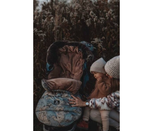 Makaszka Śpiworek Premium Do Wózka 12-36m Rainbow Mountain