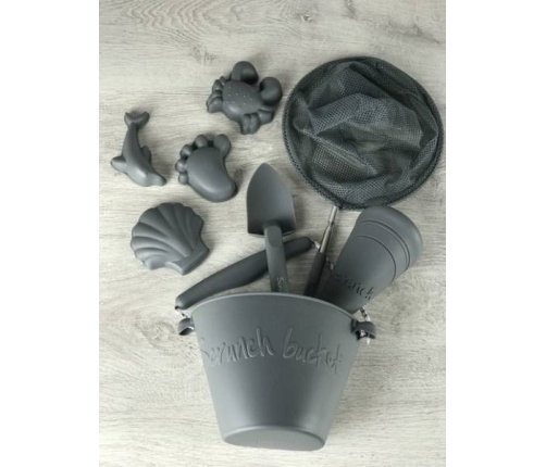 Funkit World Scrunch Silikona smilšu formiņas Dark Grey