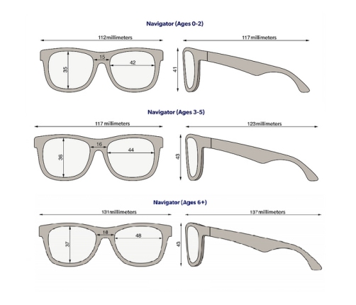 Babiators Navigator P-NAV503-S Polaryzacja Rozmiar 0-2+ Perfectly Papaya