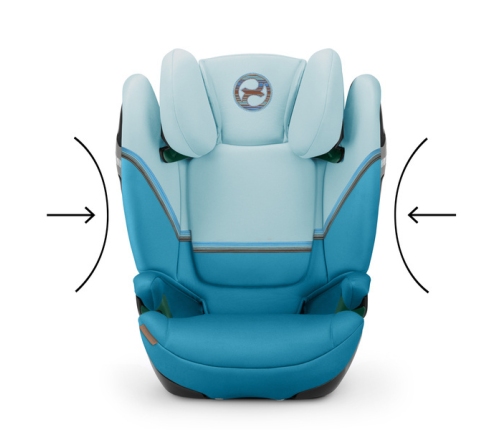 Cybex Solution S2 I-Fix Fotelik Samochodowy 15-50 kg Beach Blue 2023 + BabySafe Organizer + Babysafe Nakładka Na Pas