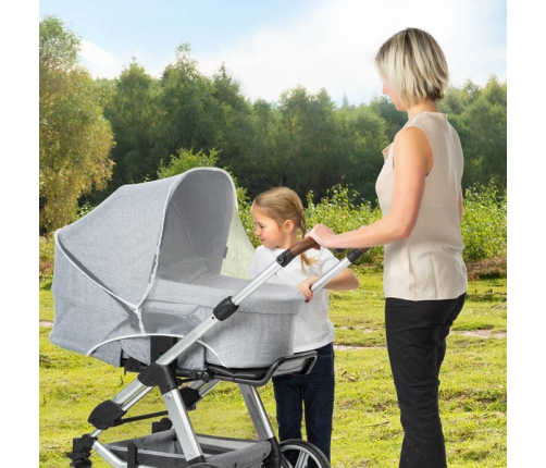 Reer Moskitiera do Wózka, Gondoli, Spacerówki 3w1 Biała